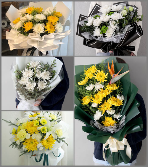 山东临沂沂南县砖埠镇洙阳村白事花束代送